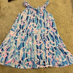 Lilly Pulitzer Blue and Pink Kids Dress